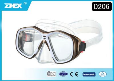 China Professional Red White Black Prescription Dive Goggles For Swimming Pool for sale