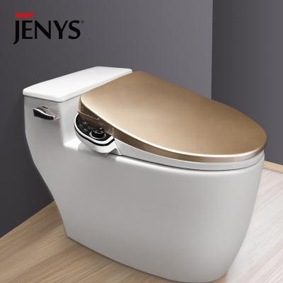 China JENYS Bidets IPX4 Electronic Gold Plastic Waterproof Battery Operated Smart Toilet Seat Cover for sale