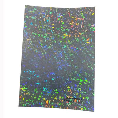 China Decorative Sticker Vinyl A4 Size Printable Inkjet Printing Hologram Sticker Materials for sale