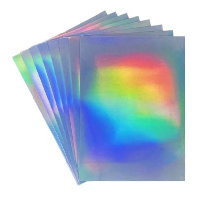 China Holographic Decorative Sticker Paper for Laser and Inkjet Printer Printable Vinyl A4 Size Sticker Sheet for sale