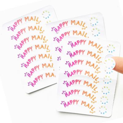 China Foil Printing Sticker Sheet Custom Waterproof Self-Adhesive Company Logo Kiss Cut Vinyl Sticker for sale