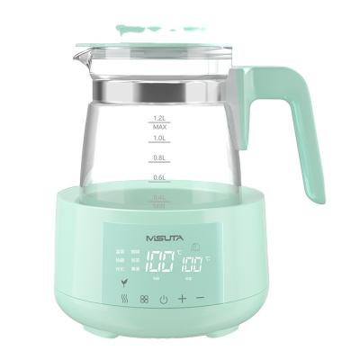 China Keep Baby Water Kettle Milk Bottle Warmer Hot Selling Electric Glass Kettle Constant Temperature Milk Warmer Hotel for sale