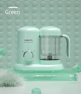 China Electric Car Misuta Food Processor Household Mini Food Mixer Free Spare Parts Baby Food Steamer for sale