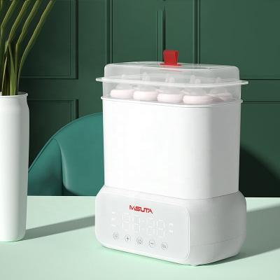 China China Manufacture 6in1 BPA Free Small Double Bottle Multifunction Baby Milk Warmer Steam Sterilizer With Dryer for sale