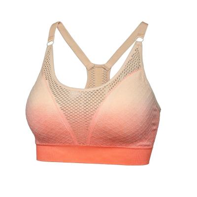 China Breathable Sports Bra Women Yoga Sports Breathable Quick Dry Bra Tops Bra Solid Pattern For Adults Quantity Fitness Cross Back Nylon/Spandex for sale