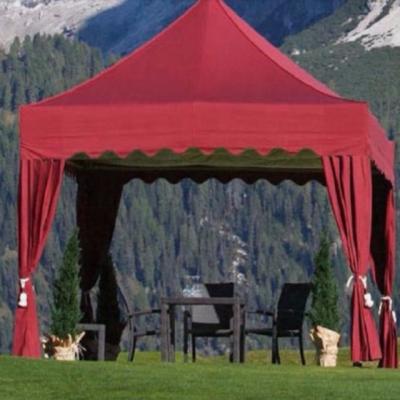 China Water Render 4X4M Waterproof Tent Canopy Fabric / Outdoor Metal Gazebo With Sides Resistant for sale