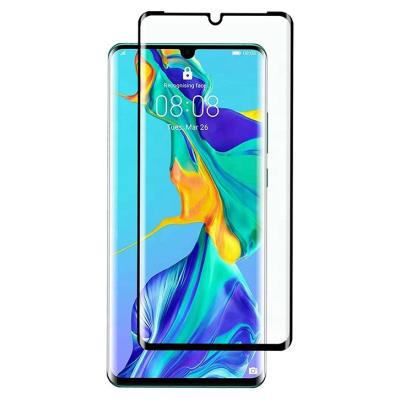 China For Huawei P30 Pro Wholesale 3D Full Cover Curved Tempered Glass Mobile Screen Protector For Huawei P40 30 pro for sale