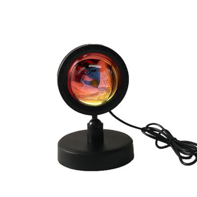 China Hot Selling Bedroom Night Led Projection Sunset Light Projector Lamp For Home Bedroom Background Wall for sale