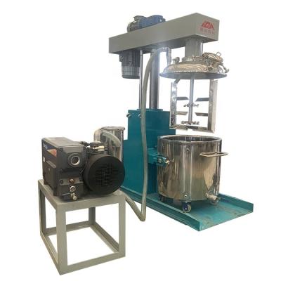 China Liquid with Solids Factory Price Dough Double Shaft Electronic Hanging Agitator Mixer with Dispersing and Side Scraper for sale