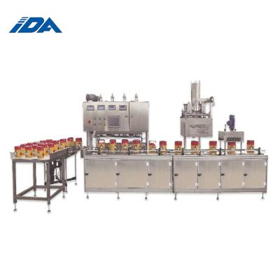 China Whole Set Automatic CLOTHING Production Machine Liquid Detergent Filling Line / Paste Liquid Filling Machine for sale