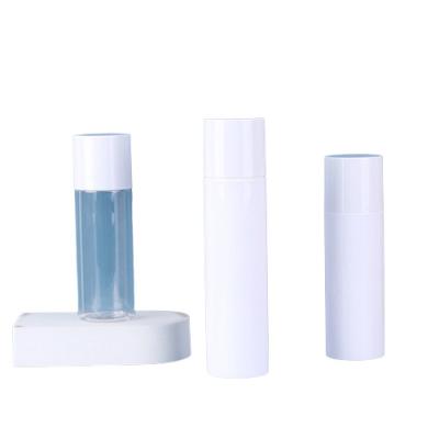 China Custom Luxury Plastic Airless Bottle Green Plastic Bottles OEM For Cosmetics for sale