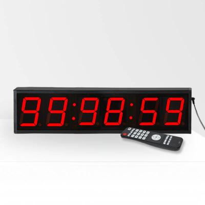 China Office School Suppliers Outdoor 6 Digital Countdown Countdown Timer Sports Time Clock for sale