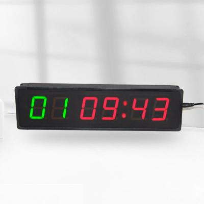 China Electronic GYM Remote Control European Hot Home Equipment Fitness Clock 6 Digit Garage GYM Timer USA CHEETIE 6 Digits Pro Clock 6 Digits LED Display for sale