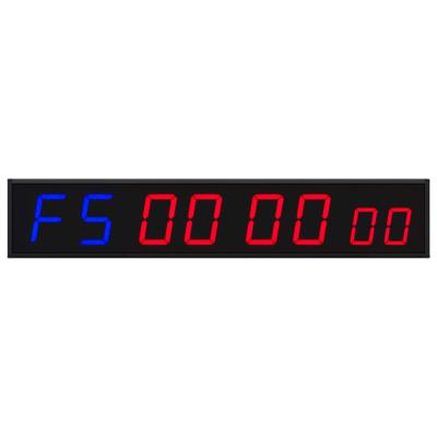 China Sports Timing CP0312C Multifunctional 8 Digit LED Digital Countdown Wall Mounted Clock Interval Training Crossfit Timer for sale