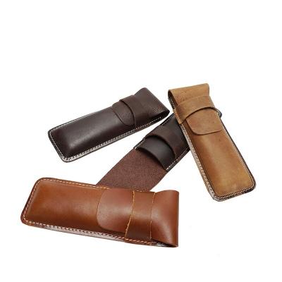 China Durable Wholesale China Leather Customized Cute Size Colored Pencil Pouch Case for sale