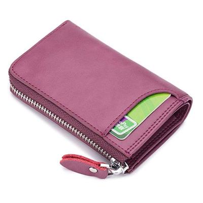 China Fashion Genuine Leather Key Wallet Key Case Holder Pure Leather Key Organizer for sale