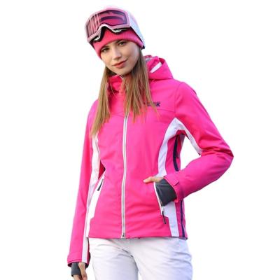 China Waterproof Breathable Skiing Suit Women's Skiing Jacket Windproof Warm Quick Dry Womens Custom Made for sale