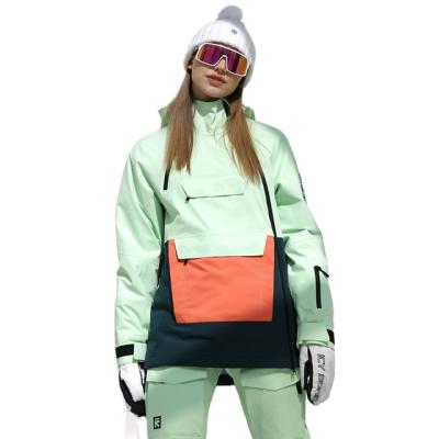 China Custom Made Windproof Waterproof Breathable Warm Quick Dry Women Ski Suit Snowboarding Ski Jacket for sale