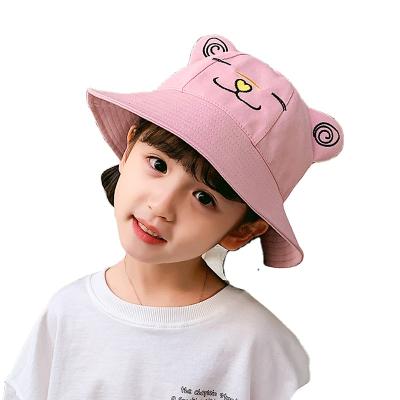 China Baby Fisherman Sunshade Sunshade Summer Spring Sunshade Hat Super Cute Cotton Cartoon Tail Children Bucket Hat for sale