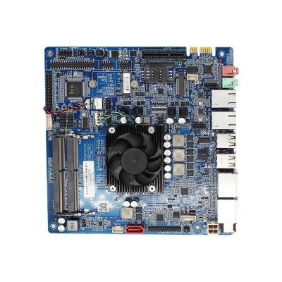 China POS AMD PC 4096x2160 60Hz 4K 4DP Video Output DIMM DDR4 5COM RS232 Mini Mainboard For PC Industrial Motherboard for sale