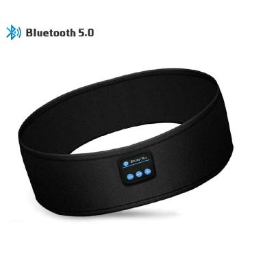 China Breathable Bluetooth Earphones Cloth Stretch Sweat Absorbing Music Playing Wireless BT Sports Headband Gifts For Women Men for sale