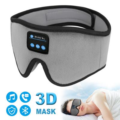 China Hot Comfortable Wireless Factory Sale Earphone Eye Patch 3D Music Sleep Eye Mask for sale