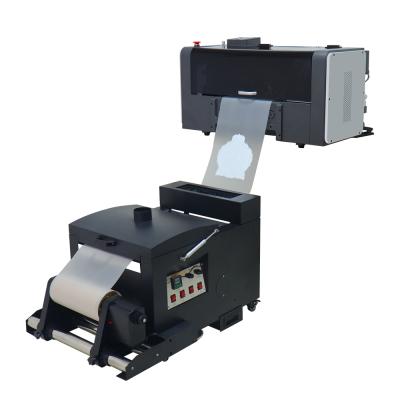 China Hotels 30cm Pet Film DTF XP600 T-shirt Printer A3 Size Clothes Roll DTF Printer for sale