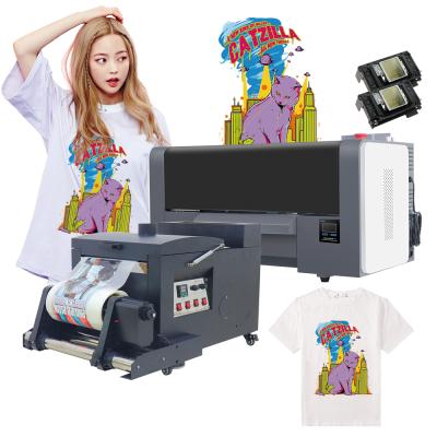 China Hotels Colorsun Single Head / Double Head XP600 DTF Pet Film Printer Clothes Heat Transfer Printer for sale