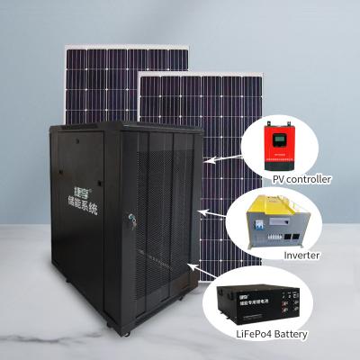 China Remote Control On Grid Power Hybrid Panel For Home Wind Full Storage Design Inverter Home Lithium Battery Solar Energy System for sale