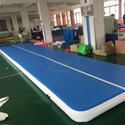 China Waterproof Inflatable Mat Air Tumble Track 10m Gym Cheerleanding and Sports Air Track for Bodybuilding for sale