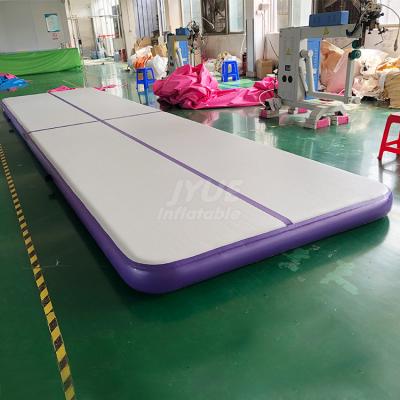 China AirTrack Gym 10m Waterproof Custom Tumble Track Inflatable Air Mat Track 3m 4m 5m 6m 8m Height For Gymnastics for sale