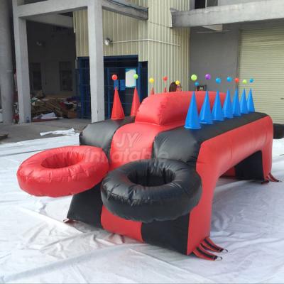 China Outdoor Hot Sale Floating Air Table Ball Inflatable Ball Challenge Two Player Air Game Inflatable Playground Game for sale