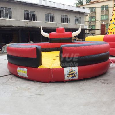 China Customized PVC Adult Inflatable Bullfighting Games Crazy Bull Ride Mechanical Rodeo For Sale for sale