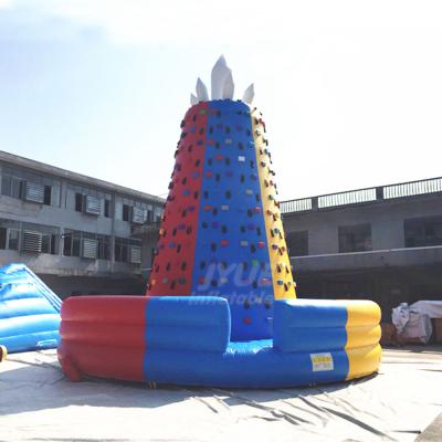 China New PVC Giant Inflatable Climbing Wall Inflatable Climbing Tower For Sale for sale