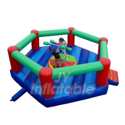 China Hot Sale Fire Retardant Cheap Prices Joust Arena Games Inflatable Gladiator With Poles Sticks For Kids And Adults Rental for sale