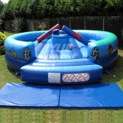 China Flame Retardant Fighting Inflatable Jousting Gladiator Joust Sticks Game Duel Arena Inflatable Arena Gladiator for sale