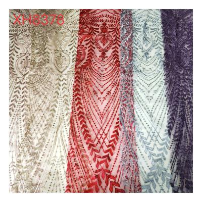 China Breathable 2022 Latest Design 100% Polyester Netting Saar For Lace Embroidery Bridal Mesh Fabric for sale