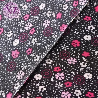 China Stretch Good Quality 97% Polyester 3% Spandex Custom Design FDY Printed Knitting Fabric for sale