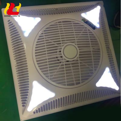 China Wholesale high quality mall plastic desktop sports 600x600mm 14 16 inch 60W ceiling fan with led light for sale