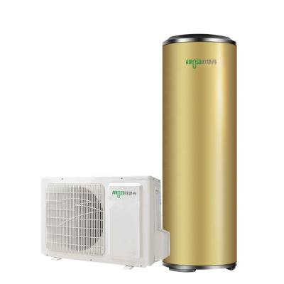 China Household air source split domestic heat pump water heater for 150L water tank for sale