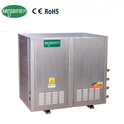 China Outdoor Multifunctional Hot Water Heating Cooling 32KW Geothermal Heat Pump for sale