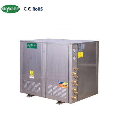 China Hotel air sourcer heating cooling geothermal heat pump 15KW to 150KW for sale