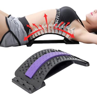 China 2020 Multilevel Back Stretcher Back Massage Lumbar Support Stretcher Dropshipping Magnet Therapy For Spinal Stimulant And Lower Back Pain Relief for sale