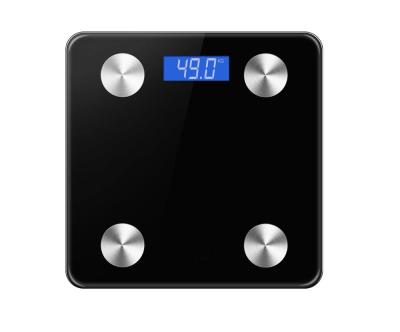 China Hot Selling Stored Blue Digital Display Tooth Bathroom Body Fat Scale And Smart Body Weight Composition BMI Scale for sale