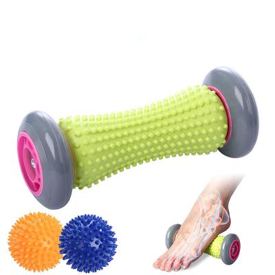 China Spike Body Foot Massage Roller Ball Foot Pain Relief Massager Relieve Plantar Fasciitis Foot Arch and Heel Pain and Relax Shoulder for sale