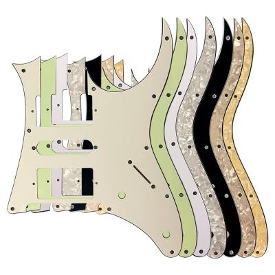 China Custom Pleroo GUITAR Electric Guitar Parts - For MIJ RG 350 EXZ Guitar Pickguard HH Humbucker Pickup Scratch Multiple Plate Colo for sale