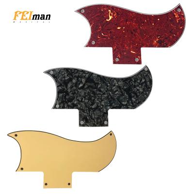 China GUITAR Pleroo Guitar Parts Stripe Electric Guitarra SG61 Pickguards Flat 5 Screw Holes Soporte Suit For gibson SG 61 Guitar for sale