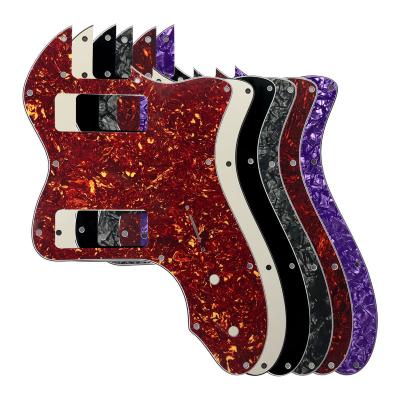 China GUITAR Pleroo Guitar Parts - For Classic Lean 72 Telecaster Guitar Pickguard Scratch Plate Tele-Flat Series With P90 Humbucker Pickups for sale