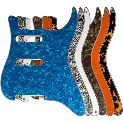 China GUITAR Pleroo Custom Guitar Parts - For US Special Start SS Pickguard 6 Empty Hole St No Miscellaneous Bridge PU Route for sale