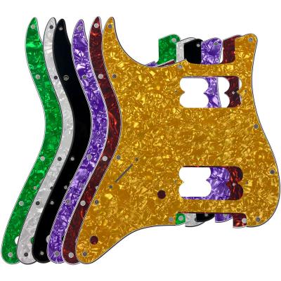 China Pleroo GUITAR Parts Left Handed Pickguards with 2 11 Screws for FD St HH Style Standard Contemporary Guitar for sale